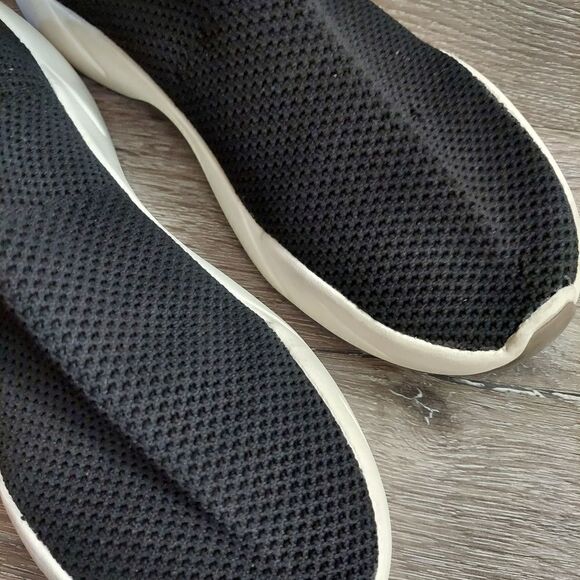 ZARA WOMAN Black White Sneakers Sock Style size 7.5-8 - Picture 10 of 10